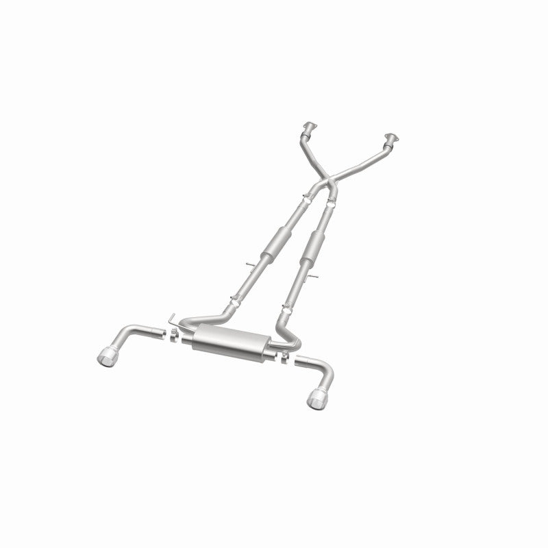 MagnaFlow 14 Infiniti Q50 V6 3.7L Cat-Back Polished Stainless Tips Dual Split Rear Exit Exhaust Magnaflow