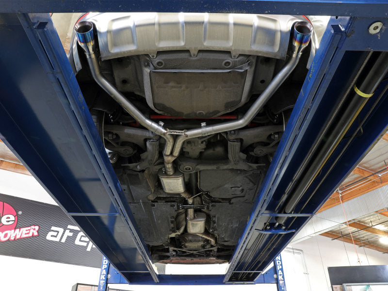 afe MACH Force-Xp 13-16 Audi Allroad L4 SS Cat-Back Exhaust w/Black Tips aFe