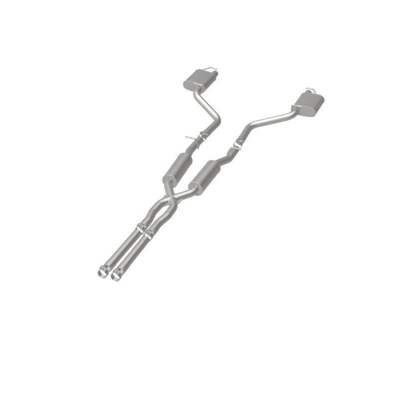 MagnaFlow Cat-Back SS 2.5in Dual Split Rear Exit (OEM Tips) 15-16 Dodge/Chrysler Charger/300 5.7L V8 Magnaflow