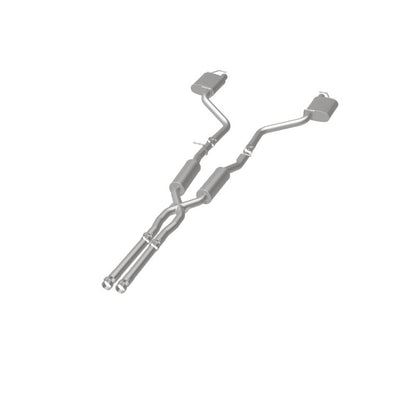 MagnaFlow Cat-Back SS 2.5in Dual Split Rear Exit (OEM Tips) 15-16 Dodge/Chrysler Charger/300 5.7L V8 Magnaflow