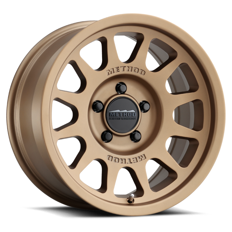 Method MR703 17x8.5 0mm Offset 5x5 71.5mm CB Method Bronze Wheel - eliteracefab.com