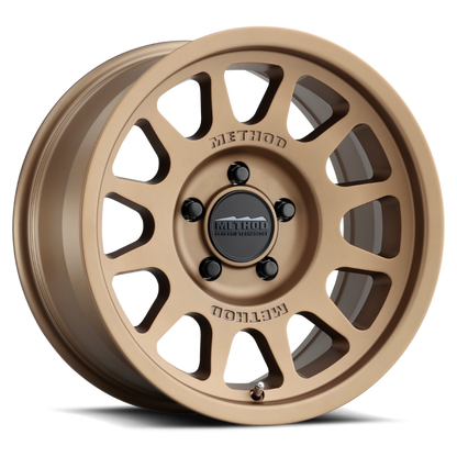 Method MR703 17x8.5 0mm Offset 5x5 71.5mm CB Method Bronze Wheel - eliteracefab.com