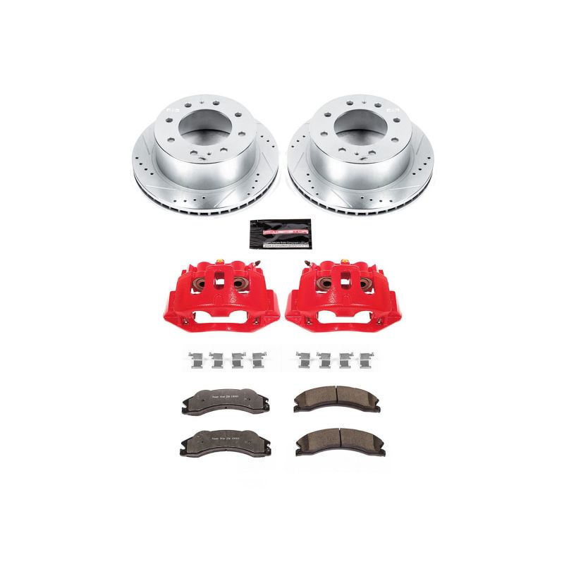 Power Stop 11-14 Chevrolet Silverado 2500 HD Rear Z36 Truck & Tow Kit w/Cals PowerStop