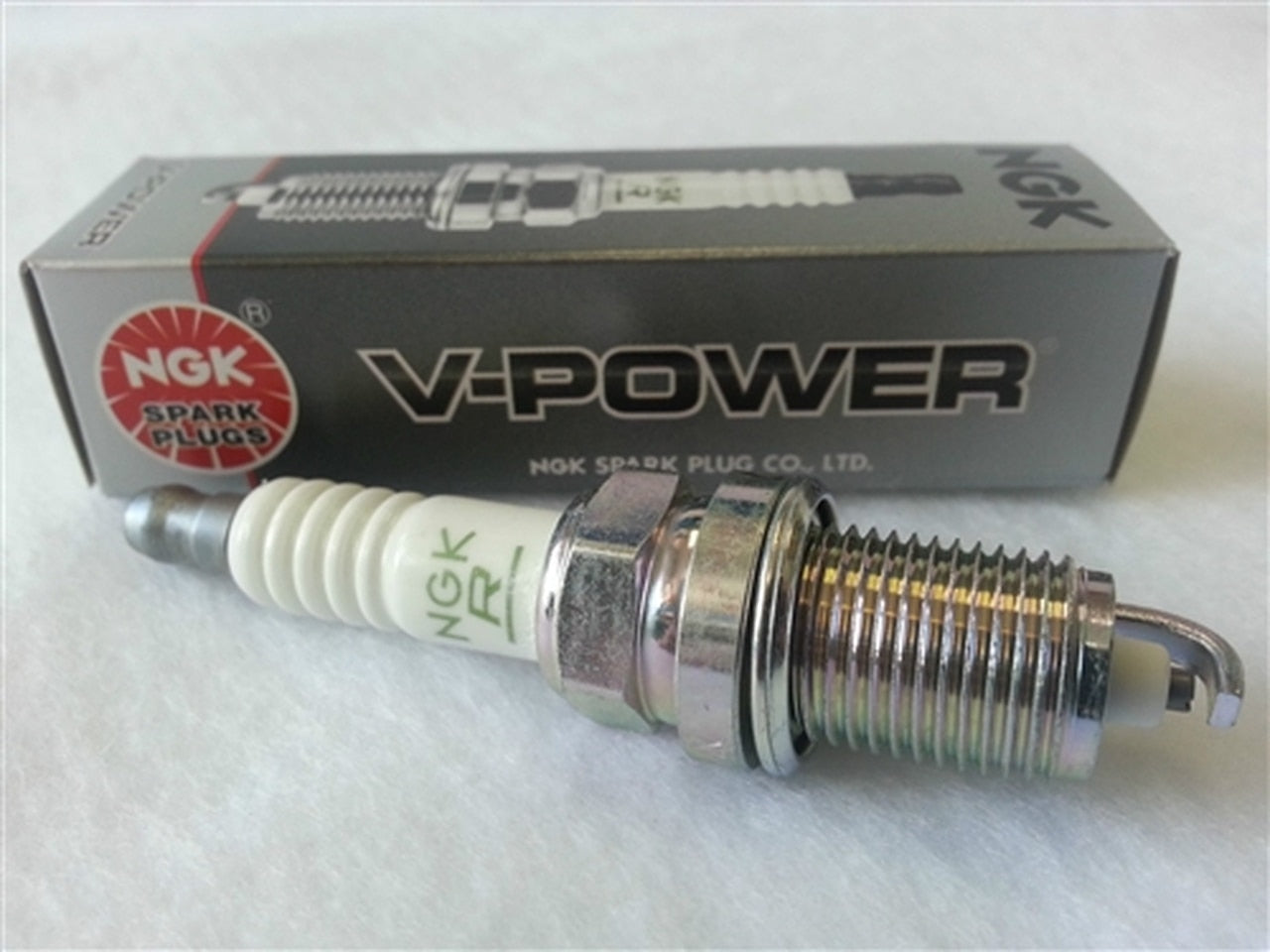 NGK Copper V-Power Stock Heat Spark Plugs Box of 4 (LZTR5A-13) - eliteracefab.com
