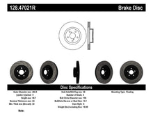 Load image into Gallery viewer, STOPTECH DRILLED SPORT BRAKE ROTOR, 128.47021R - eliteracefab.com