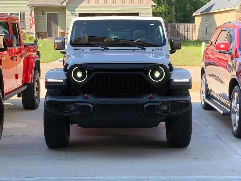 Oracle Jeep JL/Gladiator JT Oculus Switchback Bi-LED Projector Headlights - Amber/White Switchback - eliteracefab.com