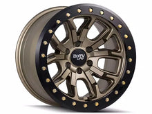 Load image into Gallery viewer, Dirty Life 9303 DT-1 17x9 / 5x127 BP / -12mm Offset / 78.1mm Hub Satin Gold Wheel - Beadlock