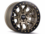 Dirty Life 9303 DT-1 17x9 / 5x127 BP / -38mm Offset / 78.1mm Hub Satin Gold Wheel - Beadlock