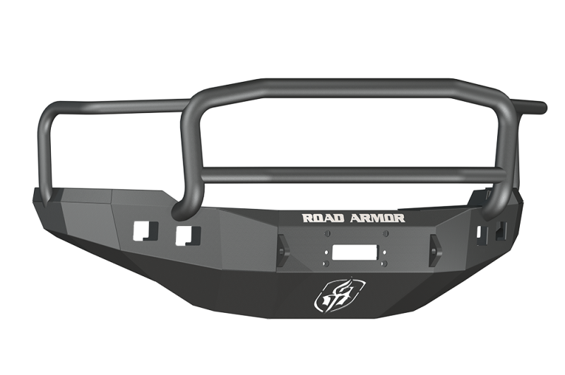 Road Armor 11-14 Chevy 2500 Stealth Front Winch Bumper w/Lonestar Guard - Tex Blk Road Armor