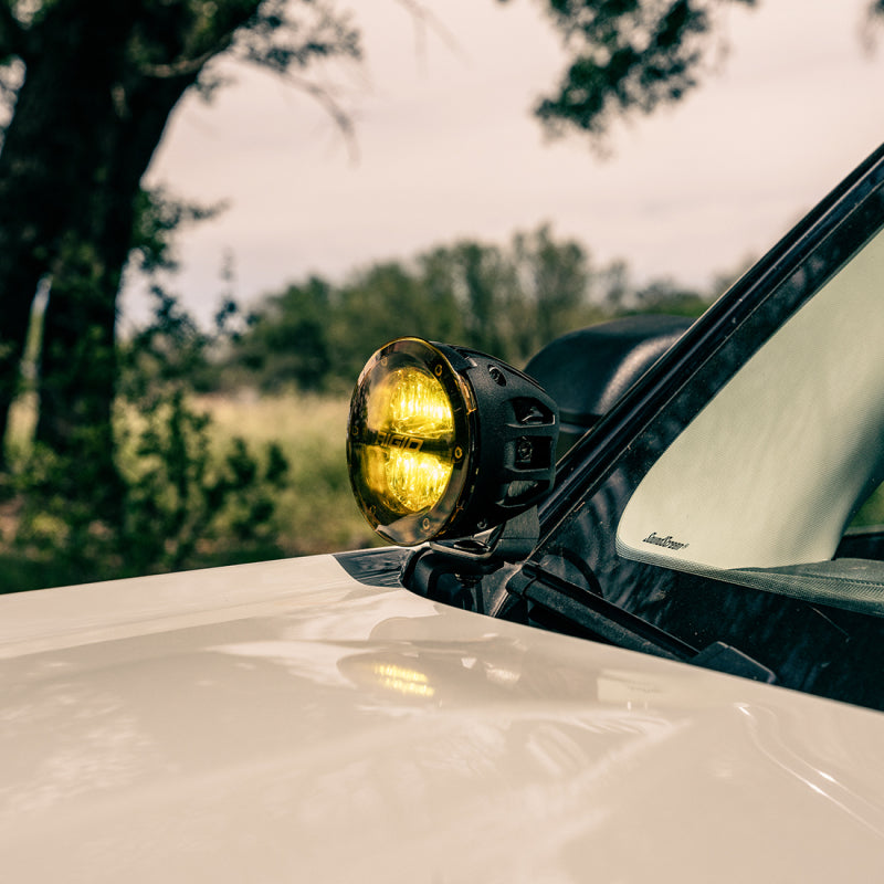 Rigid Industries 2021 Ford Bronco A-Pillar Light Mount Kit (Incl. 4In 360-Series Drive) - eliteracefab.com