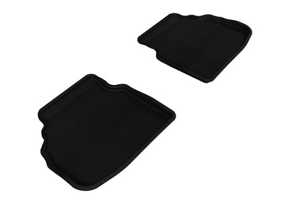 3D MAXpider L1BM05321509 2009-2012 BMW 7 Series F01 Kagu 2nd Row Floormats - Black