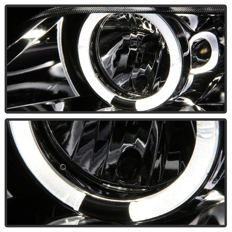 Spyder BMW Z3 96-02 Projector Headlights LED Halo Chrome High H1 Low H1 PRO-YD-BMWZ396-HL-C - eliteracefab.com