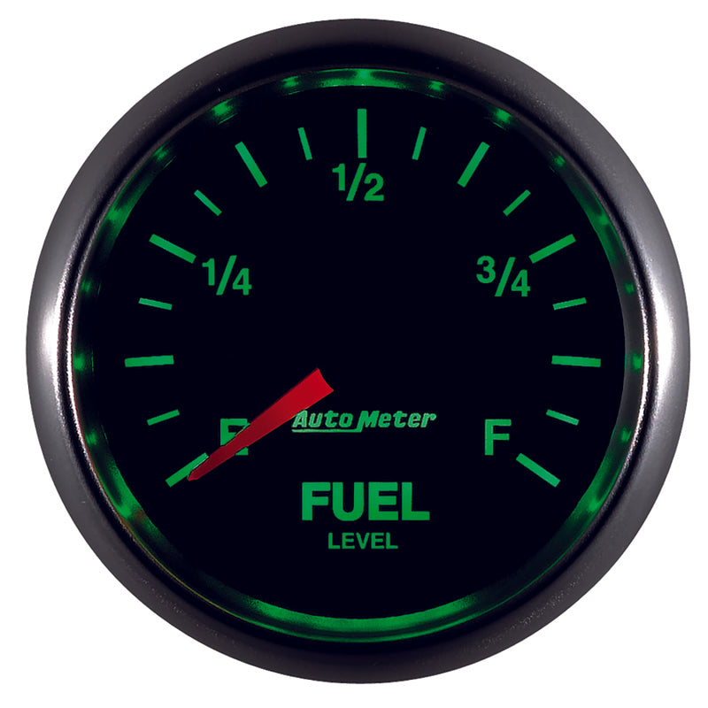 Autometer GS 2 1/16in. 0-280 Ohms Fuel Level Gauge - Stepper Motor 3810