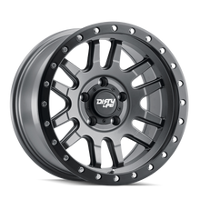 Load image into Gallery viewer, Dirty Life 9309 Canyon Pro 17x9/6x139.7 BP/-12mm Offset/106mm Hub Satin Graphite Wheel - Beadlock