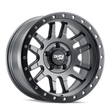 Dirty Life 9309 Canyon Pro 17x9/5x127 BP/-12mm Offset/71.5mm Hub Satin Graphite Wheel - Beadlock