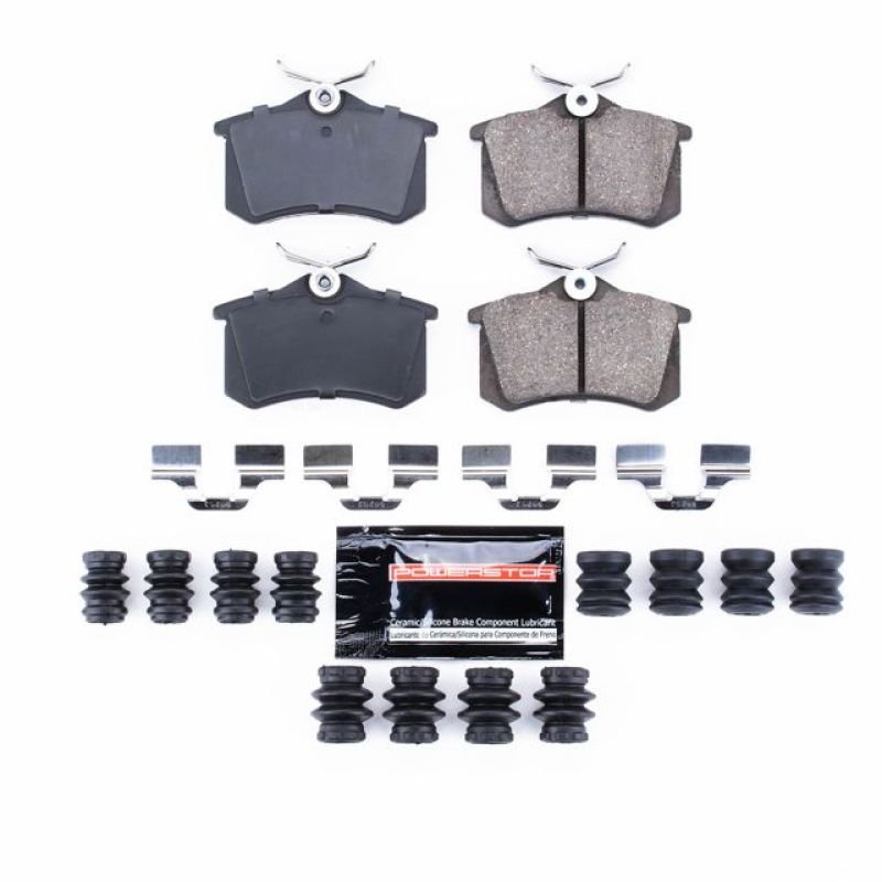 Power Stop 10-13 Audi A3 Rear Z23 Evolution Sport Brake Pads w/Hardware - eliteracefab.com