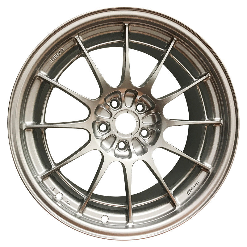 Enkei NT03+M 18x9.5 5x108 40mm Offset 72.6mm Bore F1 Silver Wheel (MIN ORDER QTY 40) - eliteracefab.com