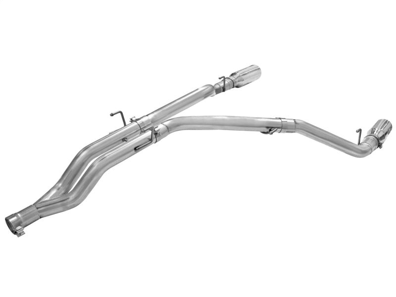 aFe MACHForce XP DPF-Back Exhaust 3in SS w/ 5in Polished Tips 2014 Dodge Ram 1500 V6 3.0L EcoDiesel aFe