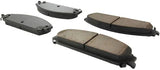 CENTRIC CHRYSLER POSIQUIET FRONT CERAMIC BRAKE PADS, 105.10580