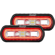 Load image into Gallery viewer, Rigid Industries SR-L Series Surface Mount LED Spreader Pair w/ Red Halo - Universal - eliteracefab.com