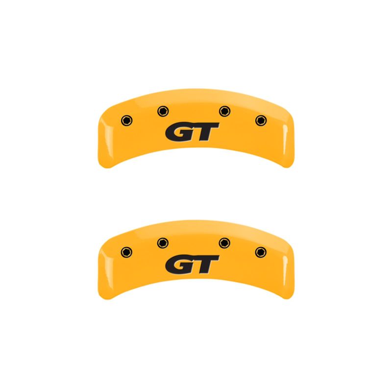 MGP 4 Caliper Covers Engraved Front & Rear MGP Black finish silver ch MGP