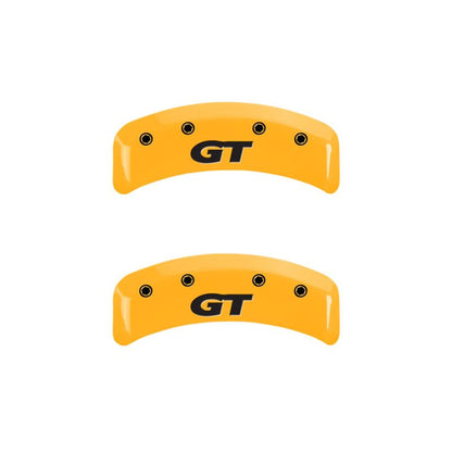 MGP 4 Caliper Covers Engraved Front & Rear MGP Black finish silver ch MGP