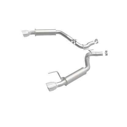 MagnaFlow Axle Back, SS, 2.5in, Competition, Dual Split Polish 4.5in Tip 2015 Ford Mustang Ecoboost Magnaflow