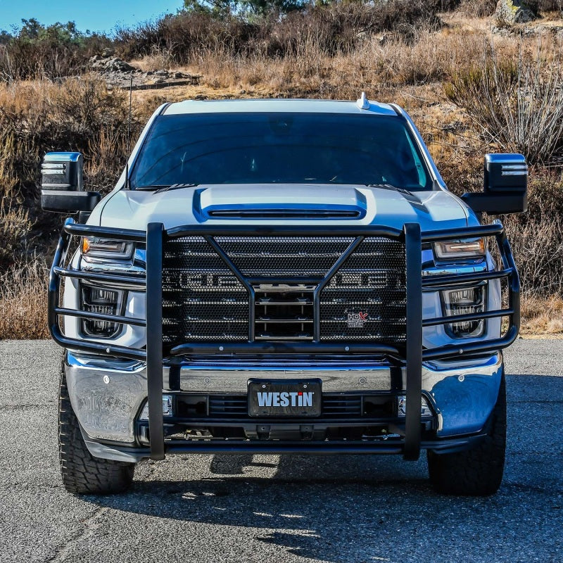 Westin 20-22 Chevrolet Silverado 2500/3500 (w/Front Sensors) HDX Grille Guard - Blk Westin