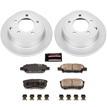 Power Stop 11-14 Chrysler 200 Rear Z17 Evolution Geomet Coated Brake Kit PowerStop