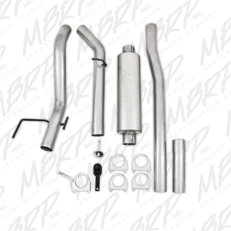 MBRP 03-13 Ram Hemi 2500/3500 5.7L Alum 3in Cat Back Single Side Exit - eliteracefab.com