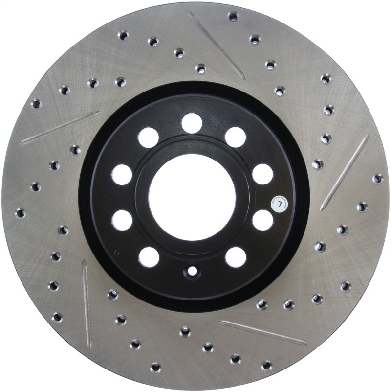 StopTech Slotted & Drilled Sport Brake Rotor - eliteracefab.com