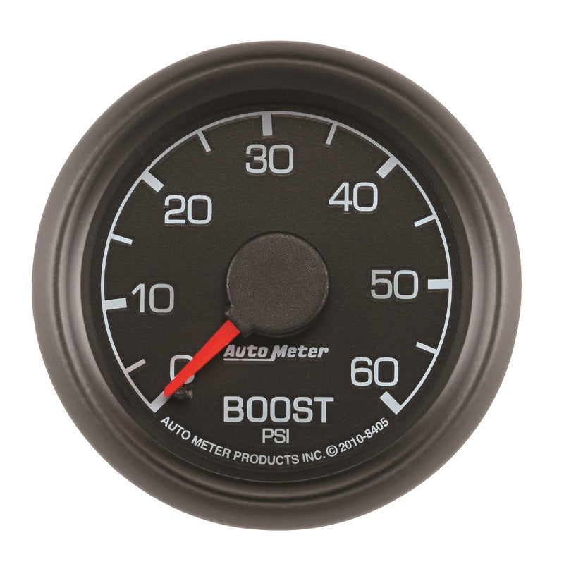 AutoMeter GAUGE; BOOST; 2 1/16in.; 60PSI; MECHANICAL; FORD FACTORY MATCH Ford 1999-2007 - eliteracefab.com