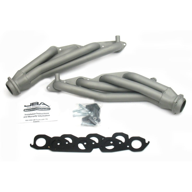 JBA 96-00 GM Truck 7.4L Voretc w/EGR & A.I.R. 1-3/4in Primary Ti Ctd Cat4Ward Header JBA