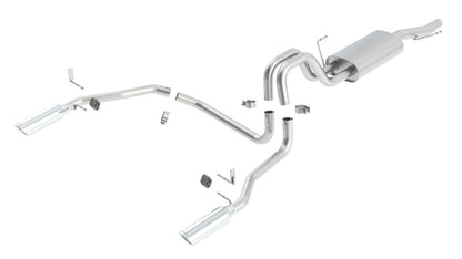 Borla 05-08 Ford F-150 66in/78in Bed 4dr SS Catback Exhaust - eliteracefab.com