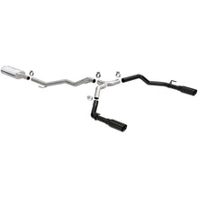 Load image into Gallery viewer, MagnaFlow 2020 Jeep Gladiator 3in Street Series Dual Split Exit SS Cat-Back Exhaust w/Black Tips - eliteracefab.com