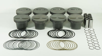 Mahle MS Piston Set SBC 362ci 4.060in Bore 3.500stk 6.000in Rod .0927in Pin -2cc 10.9 CR Set of 8 Mahle