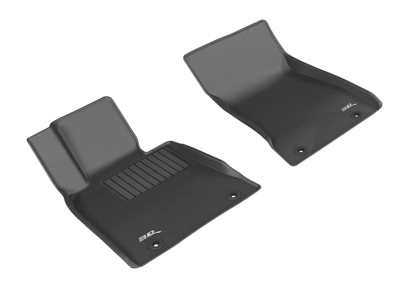 3D MAXpider L1HY06111509 2015-2019 Genesis/Hyundai G80/Genesis Sedan Kagu 1st Row Floormat - Black 3D MAXpider