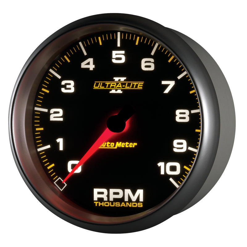 Autometer Ultra-Lite II 5 Inch 10000 RPM In-Dash Tachometer 4998