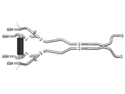 aFe MACHForce XP Exhausts Cat-Back SS 21 BMW M2 Competition L6-3.0L w/Polished Tips aFe