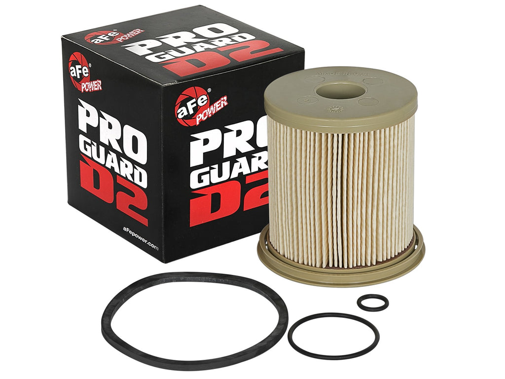 aFe ProGuard D2 Fuel Filters (4 Pack) Dodge Diesel Trucks 97-99 L6-5.9L (td) - eliteracefab.com