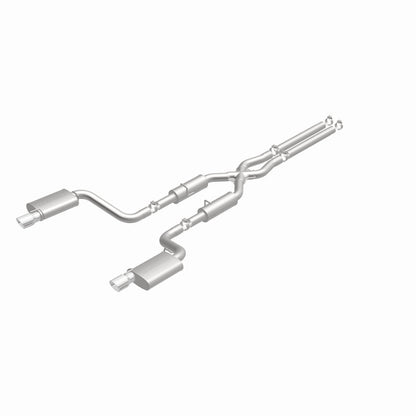 MagnaFlow 11-12 Dodge Charger SRT-8 Hemi Dual Split Rear Exit Stainless Cat-Back Performance Exhaust Magnaflow