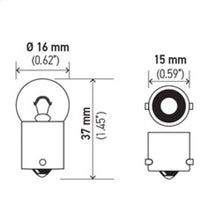 Load image into Gallery viewer, Hella Bulb 57 12V 3W BA9s G4.5