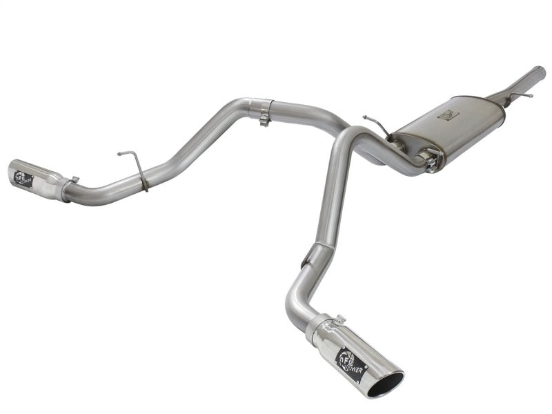 aFe MACH Force-Xp 3in CB SS Dual Exhaust w/Polished Tips 09-16 GM Silverado/Sierra 4.3L/4.8L/5.3L aFe