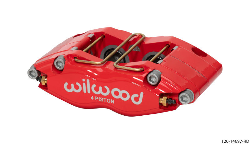 Wilwood Caliper-Dynapro Single 5.98in Mount-Red 1.58in Piston 1.1in Disc Wilwood