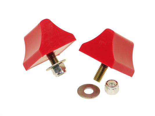 Prothane Universal Bump Stop 1-3/8 X 2 X 2-1/4 Wedge - Red - eliteracefab.com