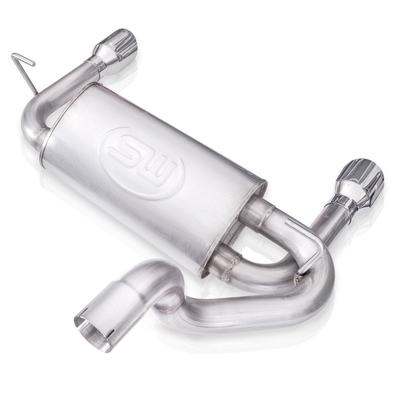 Stainless Works 2018+ Jeep Wrangler JL 304SS Factory Connect 2.5in Axle Back Exhaust System Stainless Works