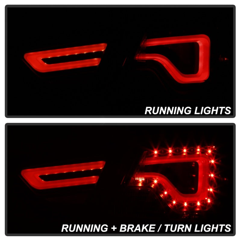 xTune 14-18 Chevy Impala (Excl 14-16 Limited) LED Tail Lights - Black Smoke (ALT-JH-CIM14-LBLED-BSM) - eliteracefab.com