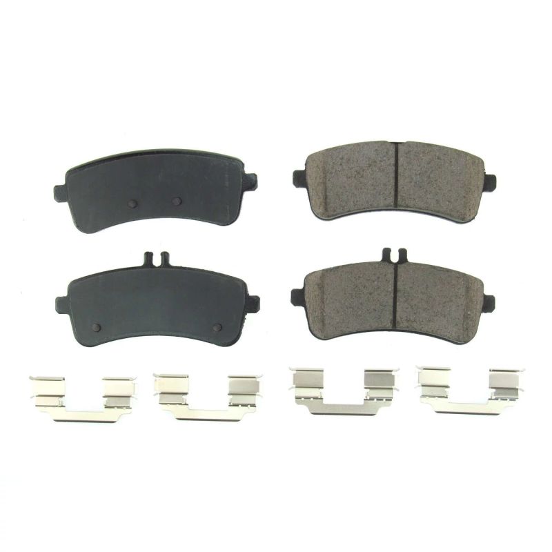 Power Stop 17-18 Mercedes-Benz AMG GT Rear Z17 Evolution Ceramic Brake Pads w/Hardware - eliteracefab.com