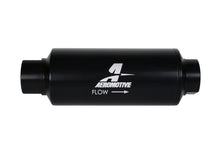 Load image into Gallery viewer, Aeromotive In-Line Marine Filter - AN-12 - 40 Micron SS Element - Black Hardcoat Finish