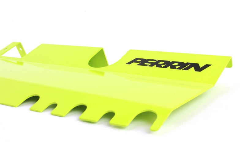 Perrin 15-21 WRX/STI Radiator Shroud (With OEM Intake Scoop) - Neon Yellow Perrin Performance